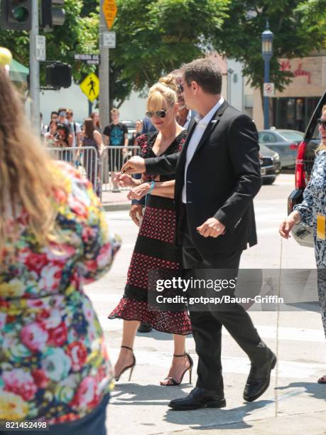 Anna Faris is seen on July 23, 2017 in Los Angeles, California.