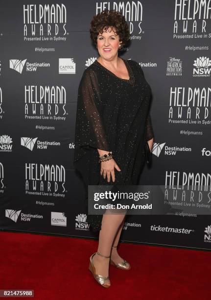 Jan van der Stool arrives ahead of the 17th Annual Helpmann Awards at Lyric Theatre, Star City on July 24, 2017 in Sydney, Australia.