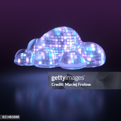 Cloud computing illustration Cloud computing illustration