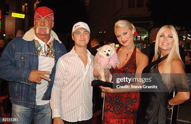 Hulk Hogan, Nick Hogan, Brooke Hogan and Linda Hogan