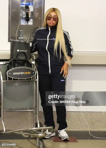 Blac Chyna is seen on July 23, 2017 in Los Angeles, California.