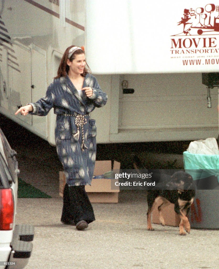 Sandra Bullock on the Set of "Foolproof"
