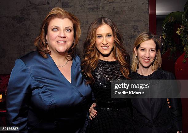 Gail Berman, President of Paramount Pictures, Sarah Jessica Parker and Alli Shearmur, Co-President, Production for Paramount Pictures