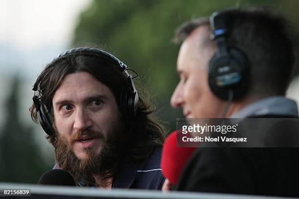 John Frusciante attends the Tribute To Johnny Ramone at the Forever Hollywood Cemetery on August 1, 2008 in Los Angeles, California.