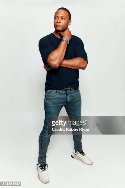 Actor David Ramsey from CW's 'Arrow' poses for a portrait during Comic-Con 2017 at Hard Rock Hotel San Diego on July 22, 2017 in San Diego,...