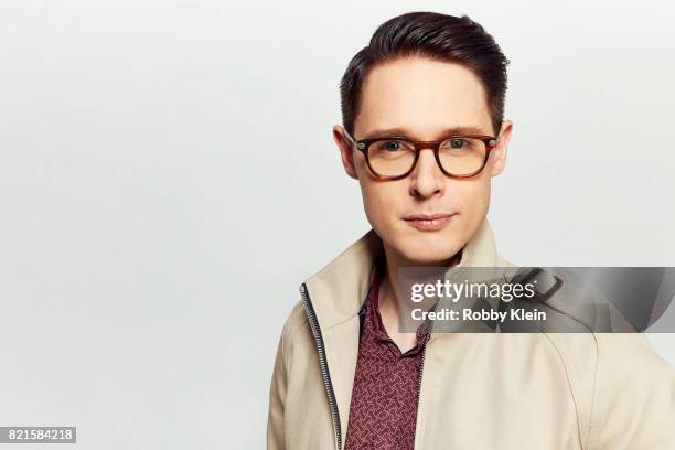 Actor Samuel Barnett from BBC America's 'Dirk Gently's Holistic Detective Agency' poses for a portrait during Comic-Con 2017 at Hard Rock Hotel San...