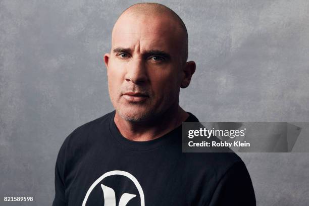 Actor Dominic Purcell from CW's 'Legends of Tomorrow' poses for a portrait during Comic-Con 2017 at Hard Rock Hotel San Diego on July 22, 2017 in San...