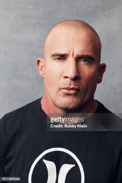 Actor Dominic Purcell from CW's 'Legends of Tomorrow' poses for a portrait during Comic-Con 2017 at Hard Rock Hotel San Diego on July 22, 2017 in San...
