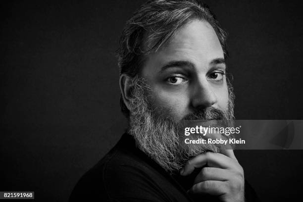 Executive producer Dan Harmon of Adult Swim's 'Rick and Morty' poses for a portrait during Comic-Con 2017 at Hard Rock Hotel San Diego on July 22,...