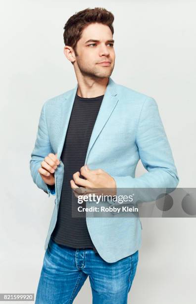 Actor Jeremy Jordan from CW's 'Supergirl' poses for a portrait during Comic-Con 2017 at Hard Rock Hotel San Diego on July 22, 2017 in San Diego,...