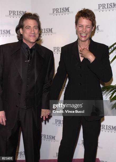 Actress Jamie Lee Curtis and co-host Richard Lewis attend the 5th Annual Prism Awards presented by the Entertainment Industries Council which honored...