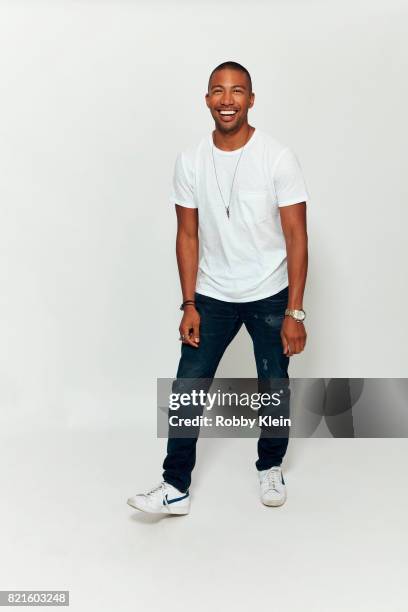 Actor Charles Michael Davis from CW's 'The Originals' poses for a portrait during Comic-Con 2017 at Hard Rock Hotel San Diego on July 22, 2017 in San...