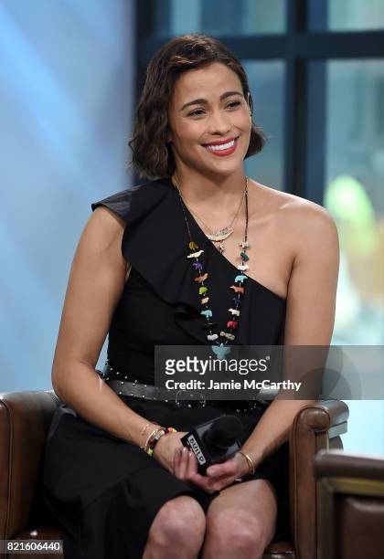 Paula Patton visits Build to discuss "Somewhere Between" And Her New Film "Traffik" at Build Studio on July 24, 2017 in New York City.