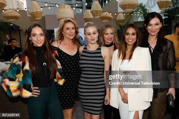 Universal Cable Productions Talent Party" -- Pictured: Stella Maeve, Kirsten Nelson, Olivia Taylor Dudley, Maggie Lawson, Summer Bishil, and Sera...