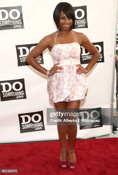 Actress Monique Coleman arrives at the Do Something Awards and official pre-party for the 2008 Teen Choice Awards held at Level 3 on August 2, 2008...