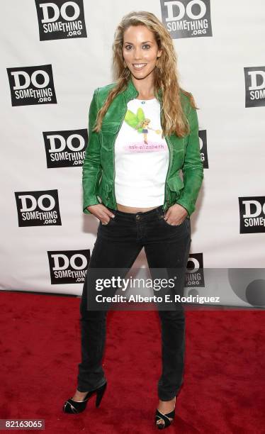 Actress Elizabeth Berkley arrives at the Do Something Awards and official pre-party for the 2008 Teen Choice Awards held at Level 3 on August 2, 2008...