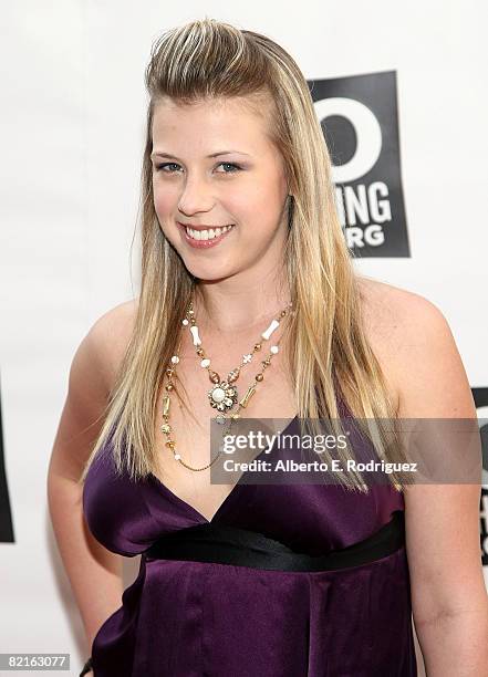 Actress Jodie Sweetin arrives at the Do Something Awards and official pre-party for the 2008 Teen Choice Awards held at Level 3 on August 2, 2008 in...