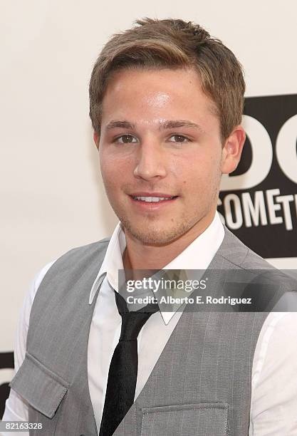 Actor Shawn Pyfrom arrives at the Do Something Awards and official pre-party for the 2008 Teen Choice Awards held at Level 3 on August 2, 2008 in Los...