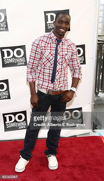 Actor Elijah Kelley arrives at the Do Something Awards and official pre-party for the 2008 Teen Choice Awards held at Level 3 on August 2, 2008 in...