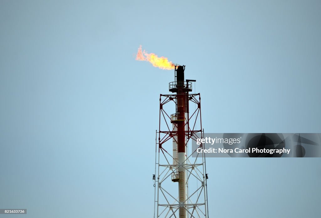 Flare Stack Japan Oil Refinery Flare Stack High-Res Stock Photo - Getty Images