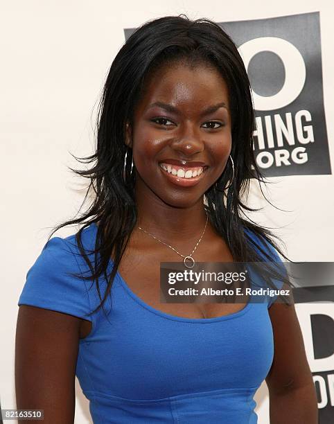 Actress Camille Winbush arrives at the Do Something Awards and official pre-party for the 2008 Teen Choice Awards held at Level 3 on August 2, 2008...