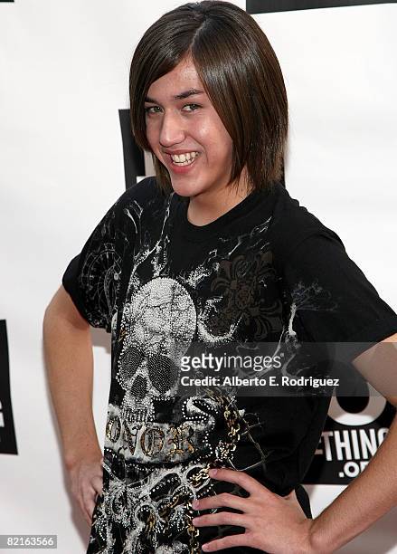 Singer Danny Noriega arrives at the Do Something Awards and official pre-party for the 2008 Teen Choice Awards held at Level 3 on August 2, 2008 in...