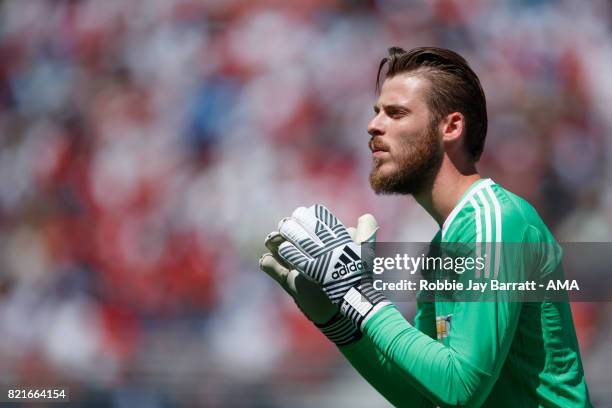 David de Gea of Manchester United during the International Champions Cup 2017 match between Real Madrid v Manchester United at Levi'a Stadium on July...