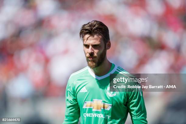 David de Gea of Manchester United during the International Champions Cup 2017 match between Real Madrid v Manchester United at Levi'a Stadium on July...