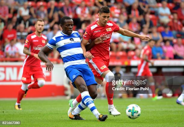 Ricght: Damir Kreilach of 1 FC Union Berlin during the game between Union Berlin and the Queens Park Rangers on july 24, 2017 in Berlin, Germany.