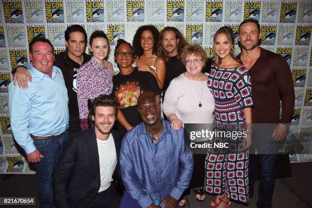 Midnight, Texas' Panel" -- Pictured: David Janollari, Executive Producer; Yul Vazquez, Sarah Ramos, Francois Arnaud, Monica Owusu-Breen, Executive...