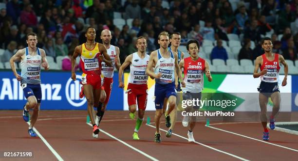 James Hamilton of Great Britain, Deliber Rodriguez Ramirez of Spain, Steve Morris of Great Britain, Sylwester Jaciuk of Poland,Michael Brannigan of...