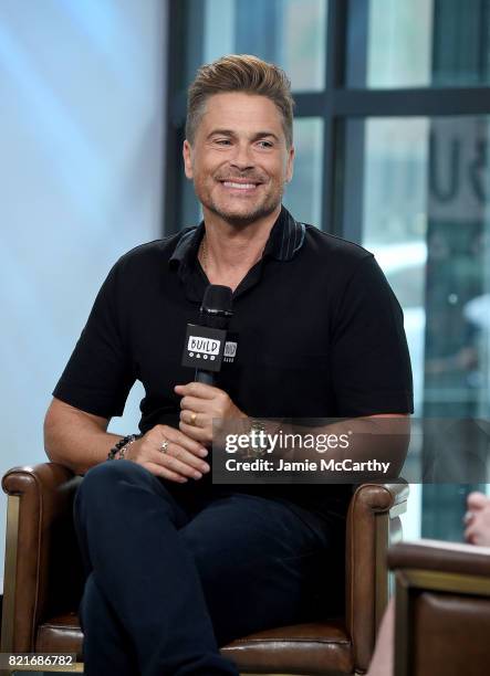 Rob Lowe attends Build to discuss "The Lowe Files"at Build Studio on July 24, 2017 in New York City.