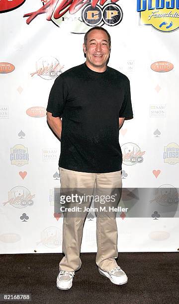Sam Simon attends the First Annual All In For CP Celebrity No Limit Texas Hold-Em Tournament benefiting the One Step closer Foundation at the...