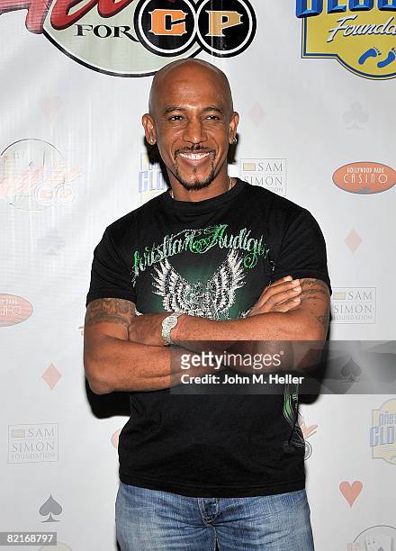 Montel Williams attends the First Annual All In For CP Celebrity No Limit Texas Hold-Em Tournament benefiting the One Step closer Foundation at the...