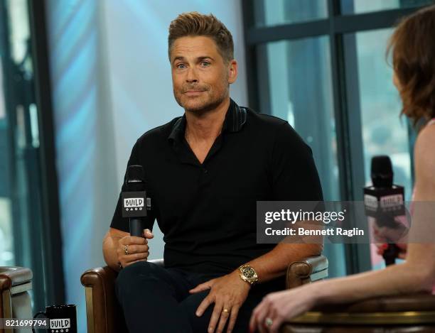 Actor Rob Lowe attends Build to discuss "The Lowe Files" at Build Studio on July 24, 2017 in New York City.