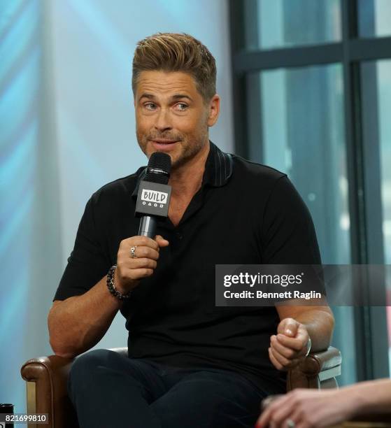 Actor Rob Lowe attends Build to discuss "The Lowe Files" at Build Studio on July 24, 2017 in New York City.