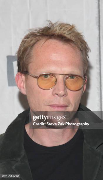 Actor Paul Bettany attends Build Series to discuss "Manhunt: UNABOMBER" at Build Studio on July 24, 2017 in New York City.