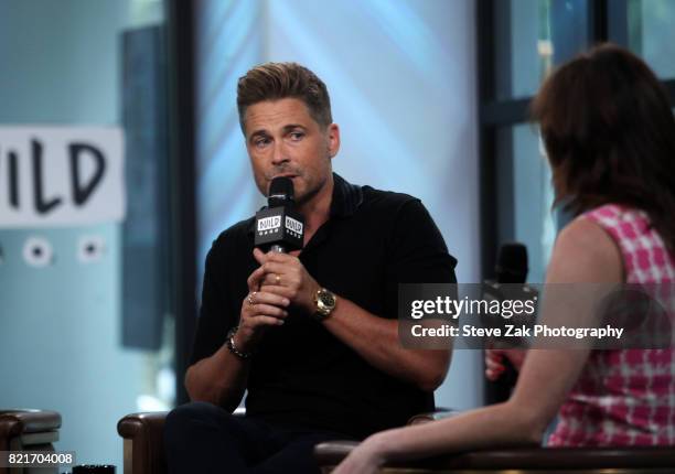 Actor Rob Lowe attends Build Series to discuss his new show "The Lowe Files" at Build Studio on July 24, 2017 in New York City.