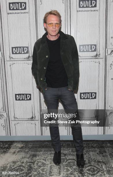 Actor Paul Bettany attends Build Series to discuss "Manhunt: UNABOMBER" at Build Studio on July 24, 2017 in New York City.