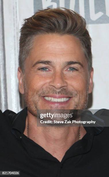 Actor Rob Lowe attends Build Series to discuss his new show "The Lowe Files" at Build Studio on July 24, 2017 in New York City.