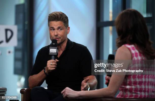 Actor Rob Lowe attends Build Series to discuss his new show "The Lowe Files" at Build Studio on July 24, 2017 in New York City.