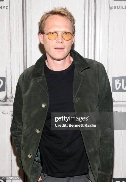 Actor Paul Bettany attends Build to discuss his project "Manhunt: UNABOMBER" at Build Studio on July 24, 2017 in New York City.