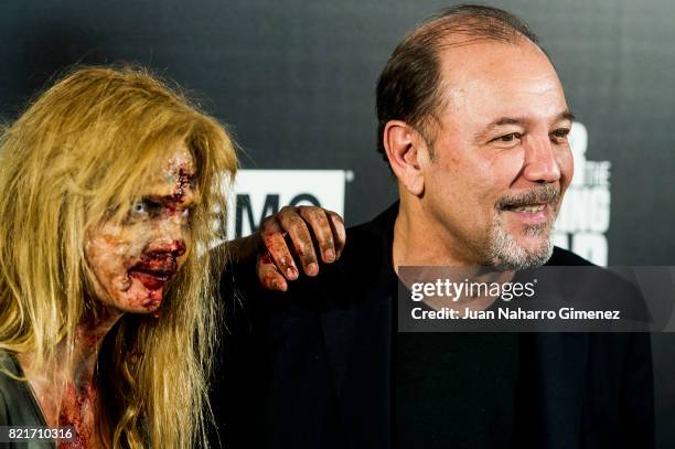 Ruben Blades attends 'Fear The Walking Dead' photocall at Callao Cinema on July 24, 2017 in Madrid, Spain.