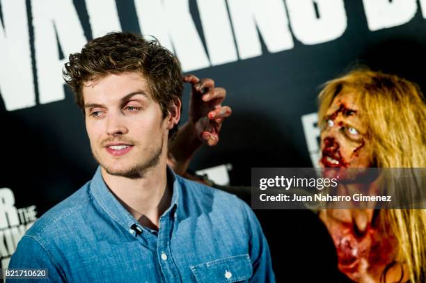 Daniel Sharman attends 'Fear The Walking Dead' photocall at Callao Cinema on July 24, 2017 in Madrid, Spain.