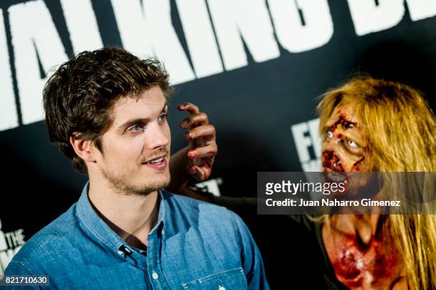 Daniel Sharman attends 'Fear The Walking Dead' photocall at Callao Cinema on July 24, 2017 in Madrid, Spain.