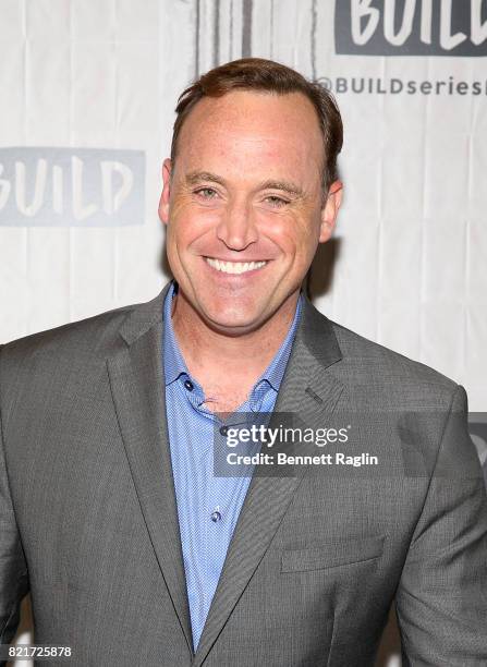 Personality Matt Iseman attends Build to discuss "American Ninja Warrior" at Build Studio on July 24, 2017 in New York City.