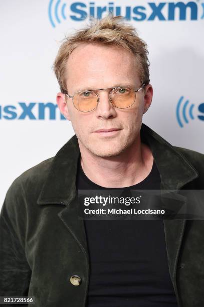 Actor Paul Bettany visits SiriusXM Studios on July 24, 2017 in New York City.