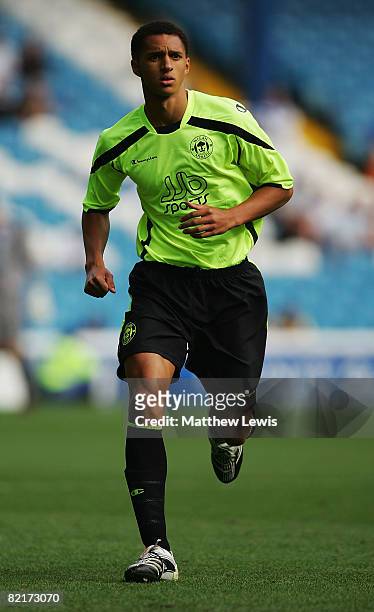 Lewis Montrose of Wigan Athletic in action during the Pre Season Friendly match between Sheffield Wednesday and Wigan Athletic at Hillsborough on...