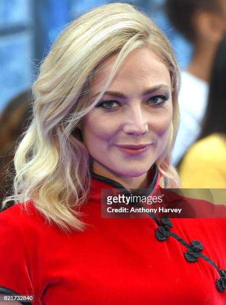 Clara Paget attends the "Valerian And The City Of A Thousand Planets" European Premiere at Cineworld Leicester Square on July 24, 2017 in London,...