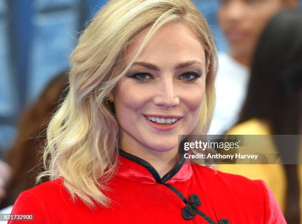 Clara Paget attends the "Valerian And The City Of A Thousand Planets" European Premiere at Cineworld Leicester Square on July 24, 2017 in London,...